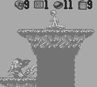 une photo d'Ã©cran de The Pagemaster sur Nintendo Game Boy